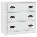 skænk 70x35,5x67,5 cm konstrueret træ hvid