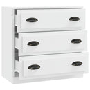 skænk 70x35,5x67,5 cm konstrueret træ hvid