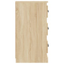 skænk 70x35,5x67,5 cm konstrueret træ sonoma-eg