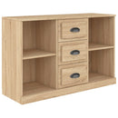 skænk 104,5x35,5x67,5 cm konstrueret træ sonoma-eg