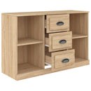 skænk 104,5x35,5x67,5 cm konstrueret træ sonoma-eg
