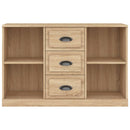 skænk 104,5x35,5x67,5 cm konstrueret træ sonoma-eg