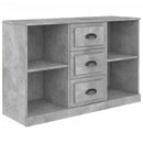 skænk 104,5x35,5x67,5 cm konstrueret træ betongrå