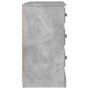 skænk 104,5x35,5x67,5 cm konstrueret træ betongrå