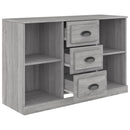 skænk 104,5x35,5x67,5 cm konstrueret træ grå sonoma-eg