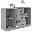 skænk 104,5x35,5x67,5 cm konstrueret træ grå sonoma-eg