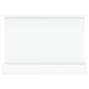 sofabord 90x50x35 cm konstrueret træ hvid