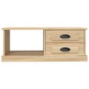 sofabord 90x50x35 cm konstrueret træ sonoma-eg