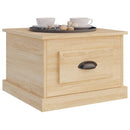 sofabord 50x50x35 cm konstrueret træ sonoma-eg