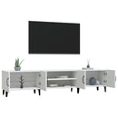 TV-skab hvid 180x31,5x40 cm konstrueret træ