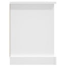 tv-bord 99,5x35,5x48 cm konstrueret træ hvid