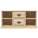 tv-bord 99,5x35,5x48 cm konstrueret træ sonoma-eg