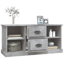 tv-bord 99,5x35,5x48 cm konstrueret træ betongrå