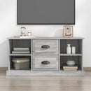 tv-bord 99,5x35,5x48 cm konstrueret træ grå sonoma-eg