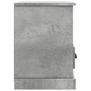 tv-bord 80x35x50 cm konstrueret træ betongrå