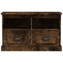 tv-bord 80x35x50 cm konstrueret træ røget egetræsfarve