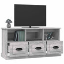 tv-bord 100x35x50 cm konstrueret træ grå sonoma-eg