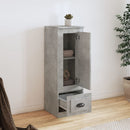 skab 36x35,5x103,5 cm konstrueret træ betongrå