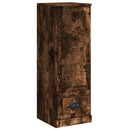 skab 36x35,5x103,5 cm konstrueret træ røget egetræsfarve