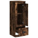 skab 36x35,5x103,5 cm konstrueret træ røget egetræsfarve