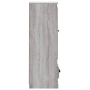 skab 36x35,5x103,5 cm konstrueret træ grå sonoma-eg