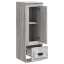 skab 36x35,5x103,5 cm konstrueret træ grå sonoma-eg
