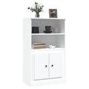 skænk 60x35,5x103,5 cm konstrueret træ hvid