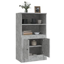 skænk 60x35,5x103,5 cm konstrueret træ betongrå
