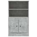skænk 60x35,5x103,5 cm konstrueret træ betongrå