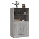 skænk 60x35,5x103,5 cm konstrueret træ grå sonoma-eg