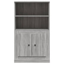 skænk 60x35,5x103,5 cm konstrueret træ grå sonoma-eg