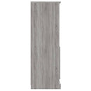 skænk 60x35,5x103,5 cm konstrueret træ grå sonoma-eg