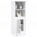 skab 36x35,5x103,5 cm konstrueret træ hvid højglans