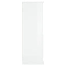 skab 36x35,5x103,5 cm konstrueret træ hvid højglans