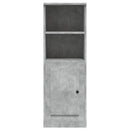 skab 36x35,5x103,5 cm konstrueret træ betongrå