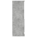 skab 36x35,5x103,5 cm konstrueret træ betongrå