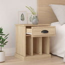 sengeborde 2 stk. 43x36x50 cm sonoma-eg