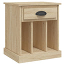 sengeborde 2 stk. 43x36x50 cm sonoma-eg