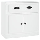 skænk 70x35,5x67,5 cm konstrueret træ hvid