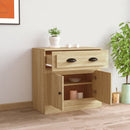 skænk 70x35,5x67,5 cm konstrueret træ sonoma-eg