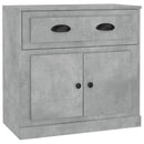 skænk 70x35,5x67,5 cm konstrueret træ betongrå
