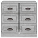 skænk 70x35,5x67,5 cm konstrueret træ grå sonoma-eg