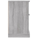 skænk 100x35,5x60 cm konstrueret træ grå sonoma-eg