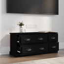 tv-bord 100x35,5x45 cm konstrueret træ sort