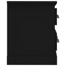 tv-bord 100x35,5x45 cm konstrueret træ sort