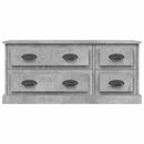 tv-bord 100x35,5x45 cm konstrueret træ betongrå