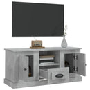 tv-bord 100x35,5x45 cm konstrueret træ betongrå