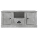 tv-bord 100x35,5x45 cm konstrueret træ betongrå
