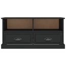tv-bord 93x35,5x45 cm konstrueret træ sort