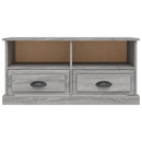 tv-bord 93x35,5x45 cm konstrueret træ grå sonoma-eg